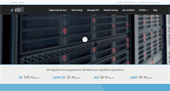 Desktop Screenshot of infonet.hr
